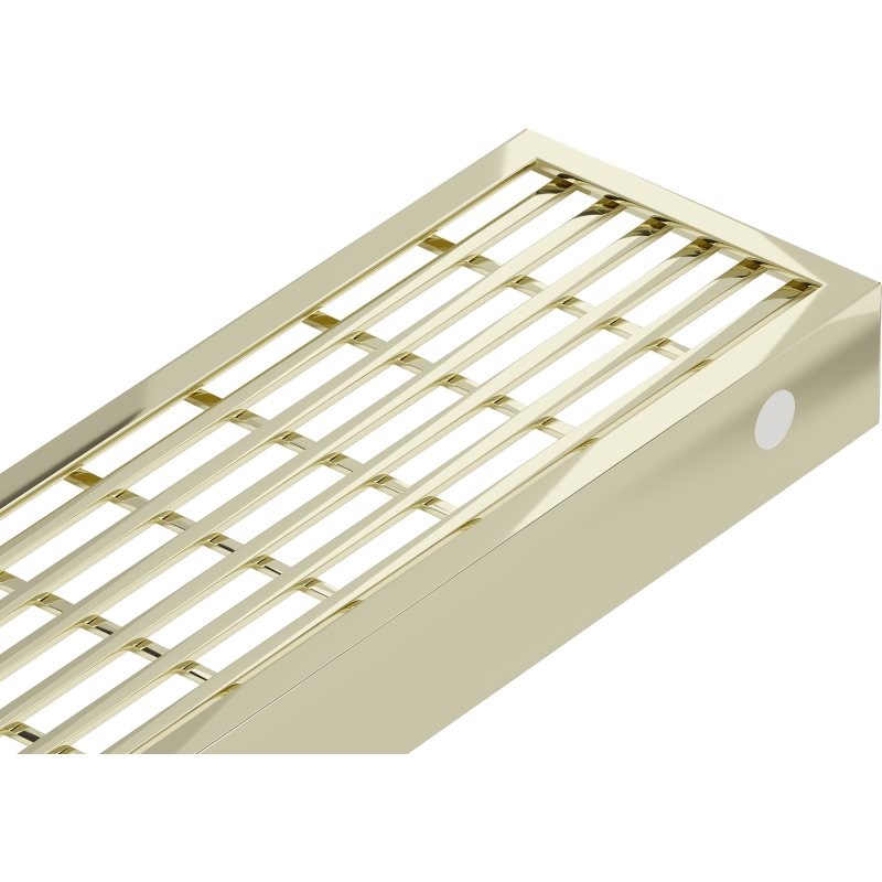 Mexen Flat M33 капак за линеен оток 100 cm, златен - 15330100