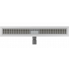 Mexen Flat M33 линеен отвод 50 cm, inox - 1033050-15