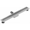 Mexen Flat M33 линеен отвод 50 cm, inox - 1033050-15