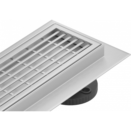 Mexen Flat M33 линеен отвод 50 cm, inox - 1033050-15