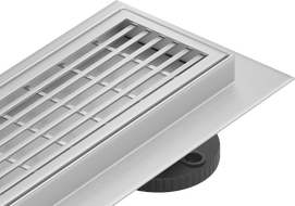 Mexen Flat M33 линеен отвод 50 cm, inox - 1033050-15