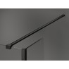 Mexen Kioto душ стенна Walk-in 125 x 90 x 40 cm, прозрачна, черна - 800-125-090-221-70-00-040