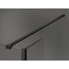 Мексен Киото стена за душ Walk-in 140 x 70 x 30 см, черен модел, черна - 800-140-070-221-70-70-030