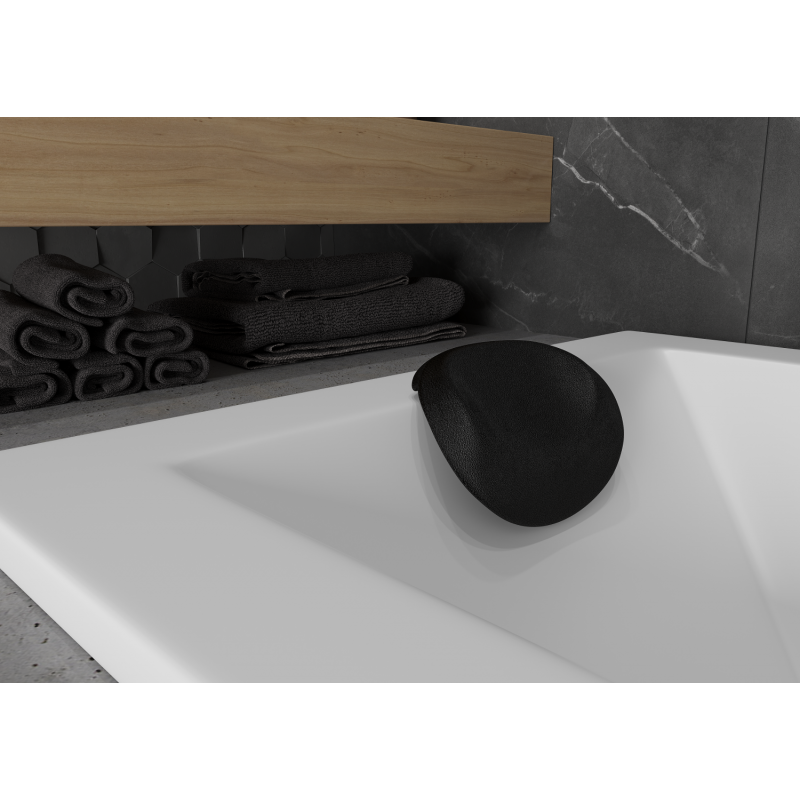 Mexen M07 облегалка за вана, черна - 55007-70