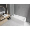 Mexen Felix двукрилен преграден параван за вана 100 x 140 см, прозрачен, хром