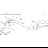 Mexen Alfa смесител за вана, черен/хром - 745730-71