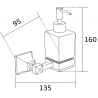 Mexen Dalia дезинфектант за ръце, черен - 70173388-70
