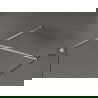 Mexen Kioto стена за душ Walk-in 100 x 85 см, прозрачен, четкан никел - 800-100-202-97-00-085