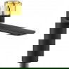 Mexen Zero+ смесител за мивка, черен/златен - 71600-75