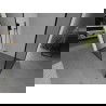 Mexen Kioto стена за душ 70 x 70 см, черен модел, Gun Metal - 800-070-202-95-70-070