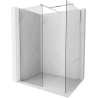 Mexen Kioto душова преграда Walk-in 170 x 120 cm, прозрачна, шлицен никел