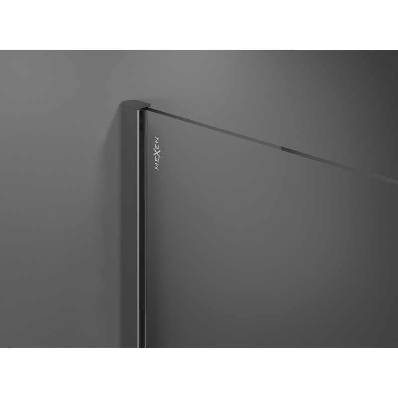 Mexen Kioto душ преграда Walk-in 145 x 80 см, прозрачен, gun metal - 800-145-202-95-00-080