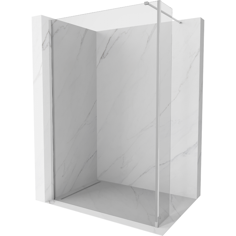 Mexen Киото стена за душ Walk-in 100 x 30 см, прозрачен, хром - 800-100-212-01-00-030