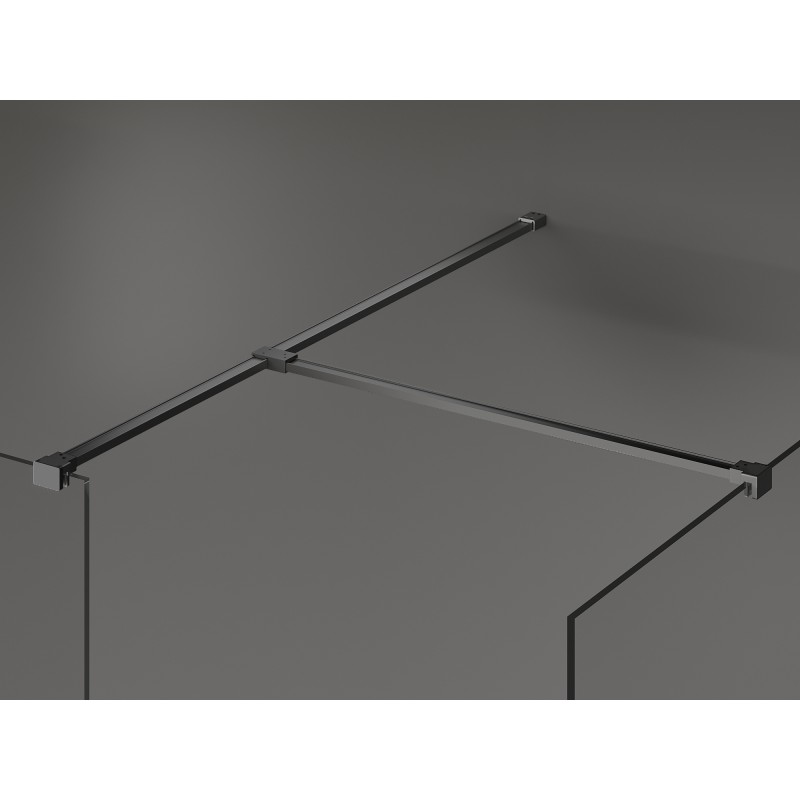 Mexen Kioto стъклена преграда за душ Walk-in 160 x 100 cm, прозрачна, метал - 800-160-202-95-00-100