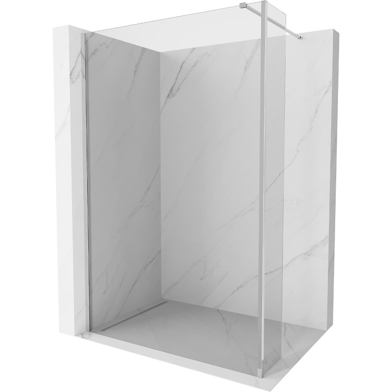 Mexen Kioto душ стена Walk-in 95 x 40 cm, прозрачен, хром - 800-095-212-01-00-040