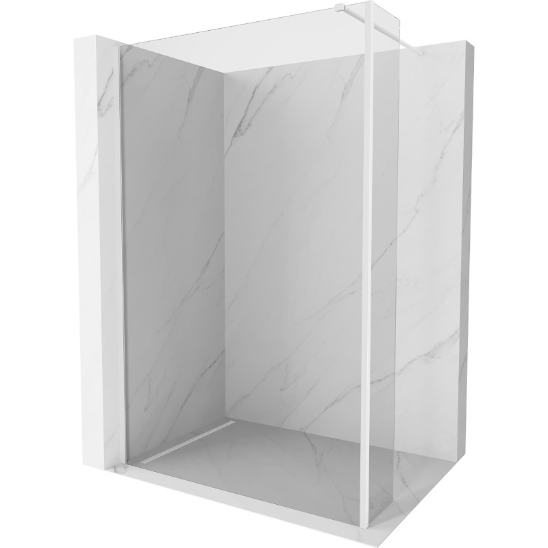 Mexen Kioto душ стена Walk-in 150 x 40 см, прозрачна, бяла - 800-150-212-20-00-040