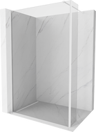 Mexen Kioto душ стена Walk-in 150 x 40 см, прозрачна, бяла - 800-150-212-20-00-040