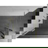 Mexen Kioto Walk-in душ стена 130 x 40 см, черен модел, златен - 800-130-212-50-70-040