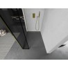Mexen Kioto душ стена Walk-in 160 x 40 см, черна рамка, златна - 800-160-212-50-70-040