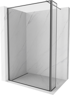 Mexen Kioto душ стена Walk-in 120 x 30 см, черна рамка, gun metal - 800-120-212-95-70-030