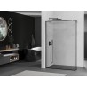 Mexen Kioto душ стена Walk-in 120 x 30 см, черна рамка, gun metal - 800-120-212-95-70-030
