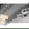 Mexen Cubik правоъгълна вана 160 x 70 см с облицовка и преграда с 1 крило 80 см, черен десен - 550316070X9308017077