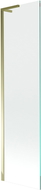 Mexen Next L параван за вана с едно крило 50 x 150 cm, прозрачен, златен - 895-050-000-03-00-50