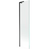 Mexen Next L Душ параван с едно крило 50 x 150 см, прозрачен, черен - 895-050-000-03-00-70