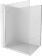 Mexen Kioto L душова стена Walk-in 70 x 200 см, прозрачен, бял - 800-070-103-20-09