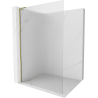 Mexen Kioto L стена за душ Walk-in 90 x 200 см, прозрачен, златист - 800-090-103-50-09