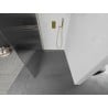 Mexen Kioto L стена за душ Walk-in 70 x 200 см, матово стъкло, златен шлифован - 800-070-103-55-09