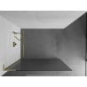 Mexen Kioto L стена за душ Walk-in 70 x 200 см, матово стъкло, златен шлифован - 800-070-103-55-09