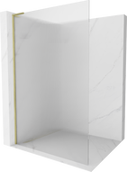 Mexen Kioto L стена за душ Walk-in 90 x 200 см, мат, златен шлифован - 800-090-103-55-09