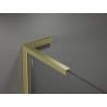 Mexen Kioto L стена за душ Walk-in 90 x 200 см, мат, златен шлифован - 800-090-103-55-09