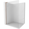 Mexen Kioto L стена за душ Walk-in 120 x 200 см, бронз, четка елатична - 800-120-103-65-09