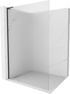 Mexen Kioto L стена за душ Walk-in 100 x 200 см, прозрачна, черна - 800-100-103-70-09