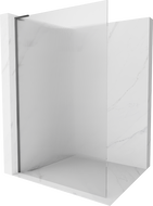 Mexen Kioto L стена за душ Walk-in 100 x 200 см, прозрачен, gun metal - 800-100-103-95-09