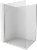 Mexen Kioto L душ кабина Walk-in 70 x 200 см, матово стъкло, четкан никел - 800-070-103-97-09