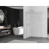 Mexen Kioto L душ кабина Walk-in 110 x 200 см, прозрачна, четкан никел - 800-110-103-97-09