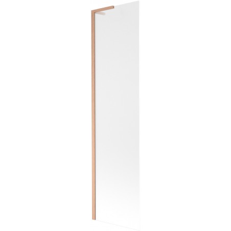 Mexen Next L параван за вана 1-крилен 50 x 150 cm, скреж, матиран месинг - 895-050-000-03-30-65