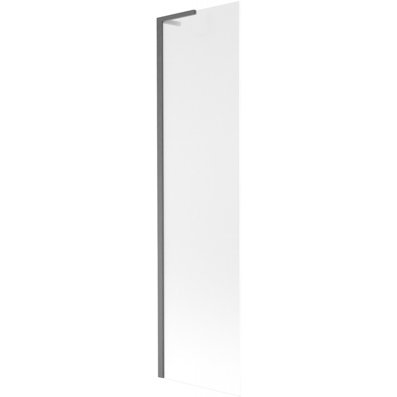 Mexen Next L параван за вана 1-крилен 50 x 150 см, матиран, четкано оръжейно сиво - 895-050-000-03-30-66
