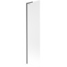 Mexen Next L параван за вана 1-крилен 50 x 150 см, матиран, четкано оръжейно сиво - 895-050-000-03-30-66