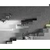Mexen Next L параван за вана, 1-крилен, 50 x 150 см, графит, хром - 895-050-000-03-40-01