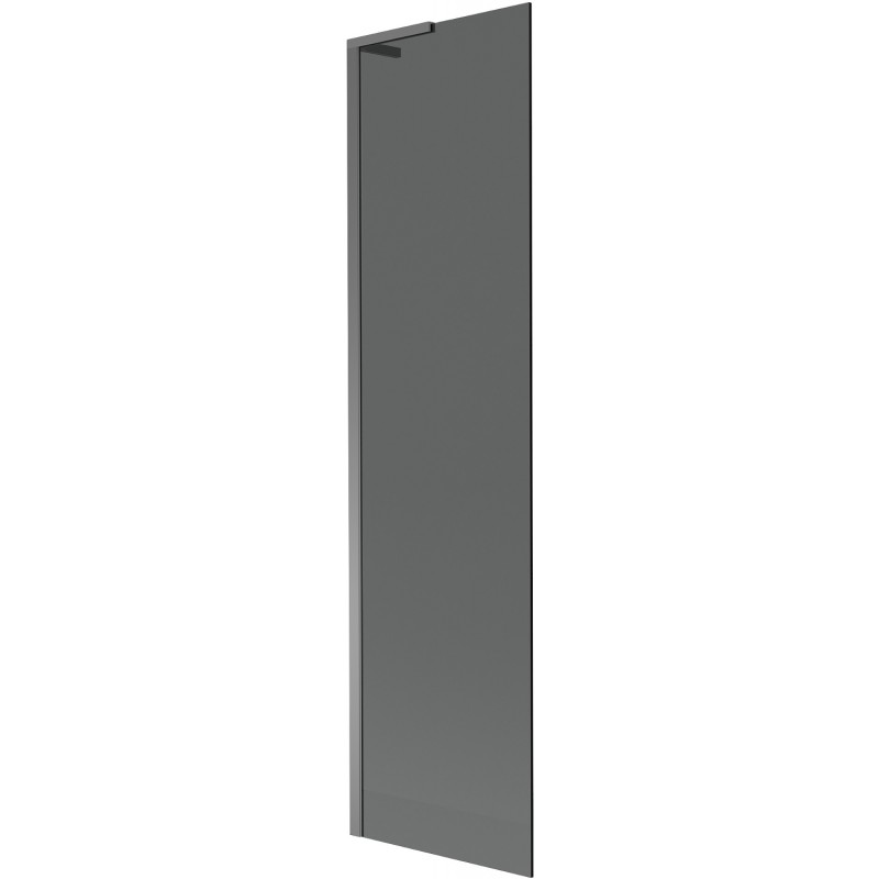 Mexen Next L преграда за вана 1-крила 50 x 150 см, графит, gun metal - 895-050-000-03-40-95