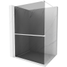 Mexen Kioto+ душ кабина с рафт Walk-in 100 x 200 см, графит, бяла - 800-100-121-20-40