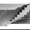Mexen Kioto+ душова стена с рафт Walk-in 80 x 200 см, черен модел, бял - 800-080-121-20-77