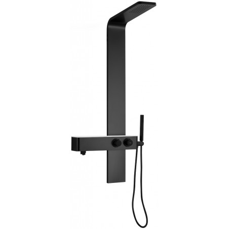 Mexen Sund панелен душ, черен - 7620-02-70