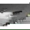 Преграда за вана Mexen Next L 1-крилна 90 x 150 см, прозрачна, хром - 895-090-000-03-00-01