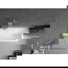 Mexen Next L еднокрилен душ кабина 60 x 150 cm, прозрачен, бял - 895-060-000-03-00-20