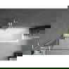 Mexen Next L 1-крилен параван за вана 70 x 150 cm, прозрачен, бял - 895-070-000-03-00-20